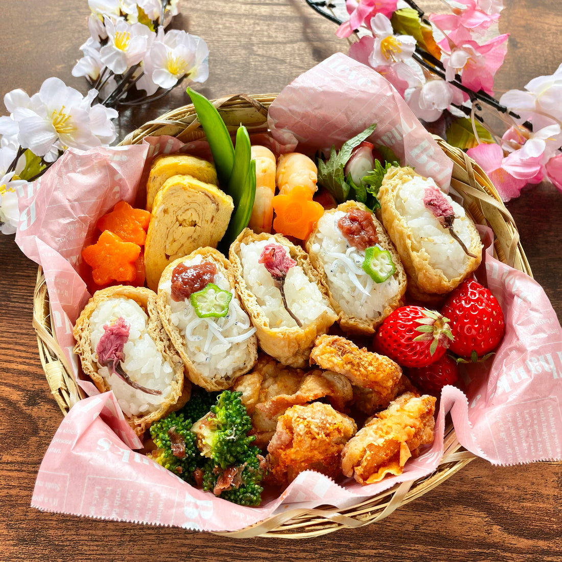 いなり寿司のお花見≪梅≫弁当